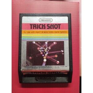 Trick Shot for Atari 2600. Tested & Works. Vintage 1982.